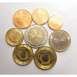Malta euro coin set 2008