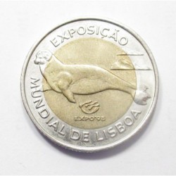 100 escudos 1997 - Lisbon World Expo 1998