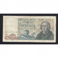5000 lire 1971