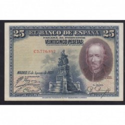 25 pesetas 1928