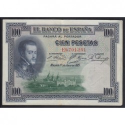 100 pesetas 1925