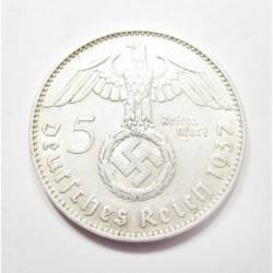 5 reichsmark 1937 J