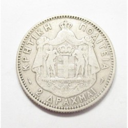 2 drachmai 1901 - Kréta