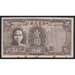 1 yuan 1936 - Farmers Bank of China