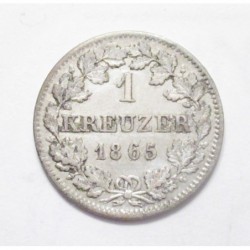 1 kreuzer 1865 - Bavaria