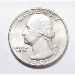 quarter dollar 1981 P