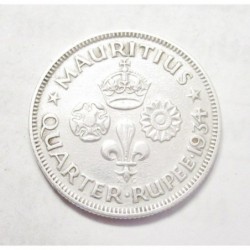 1/4 rupee 1934