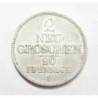 2 neugroschen/20 pfennige 1856 F - Sachsen