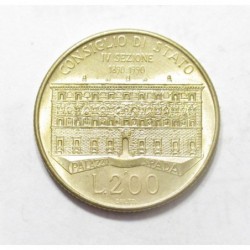 200 lire 1990 - 100 years of Section IV of the State Council