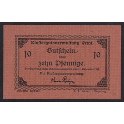 10 pfennige 1917 - Klostergnisverwaltung Ettal