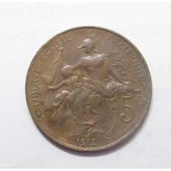 5 centimes 1912