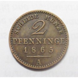 2 pfenninge 1865 A - Prussia
