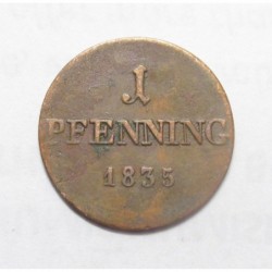 1 pfennig 1835 - Bavaria