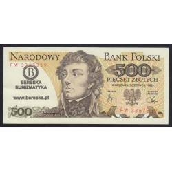 500 zlotych 1982