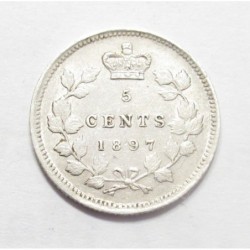 5 cents 1897
