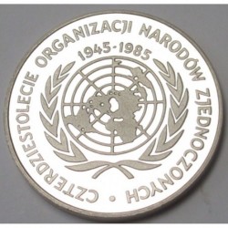 500 zlotych 1985 PP - 40th Anniversary of the UN