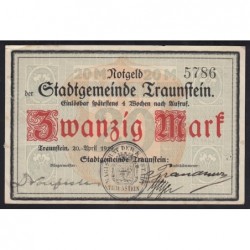 20 mark 1919 - Traunstein