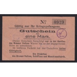 1 mark 1914-1918 - Vegesack/ Bremer Vulkan