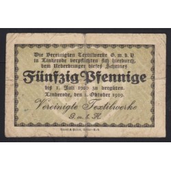 50 pfennig 1919 - Linderode - Lipinki Luzyckie