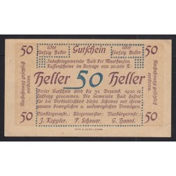 50 heller 1920 - Industriegemeinde Haid bei Mauthausen - Haas & Comp