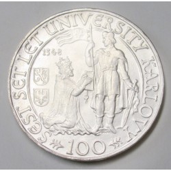 100 korun 1948 - Károly Egyetem alapítására