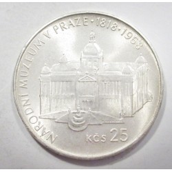 25 korun 1968 - Prague National Museum