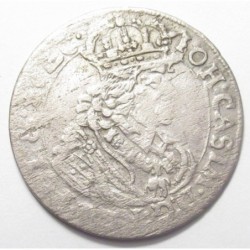 John II Casimir Vasa 6 groschen 1661 TT - Bydgoszcz