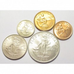Philippines coin set 1959-1966