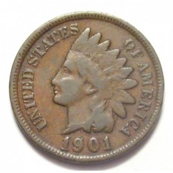 indian head 1 cent 1901
