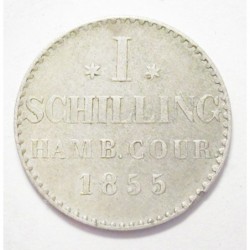1 schilling 1855 - Hamburg