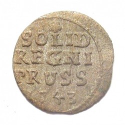 1 schilling 1743 CS - Prussia