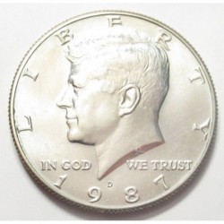 half dollar 1987 D