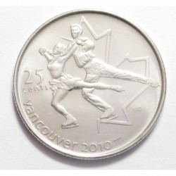 25 cents 2008 - Winter Olympics - Vancouver - Figure Skating