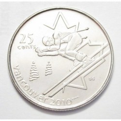 25 cents 2007 - Olympische Winterspiele  Vancouver  Alpen