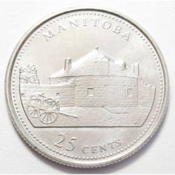 25 cents 1992 - 125th Anniversary of Canadian Confederation - Manitoba