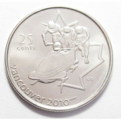 25 cents 2008 - Téli Olimpia - Vancouver - Bob