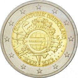 2 euro 2012 A - 10 years of euro