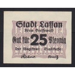 25 pfennig 1920 - Lassan