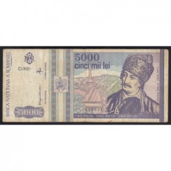 5000 lei 1992