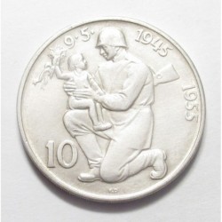 10 korun 1955 - Liberation