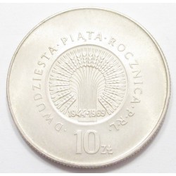 10 zlotych 1969 - Die polnische Volksrepublik 25