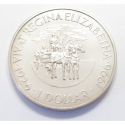 1 dollar 1996 - 70th birthday of the queen
