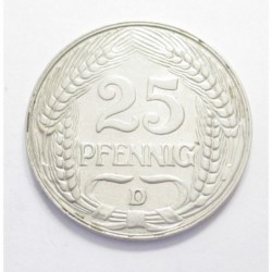 25 pfennig 1909 D