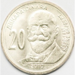 20 dinara 2010 - Georg Weifert Jugoszláv Nemzeti Bank kormányzója