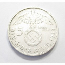 5 reichsmark 1938 G