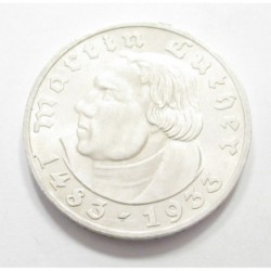 5 reichsmark 1933 A - Martin Luther