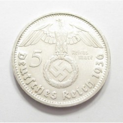 5 reichsmark 1936 D