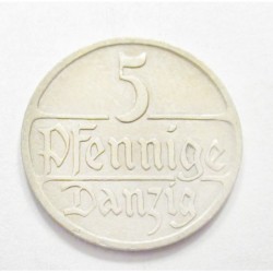 5 pfennige 1928 - Danzig