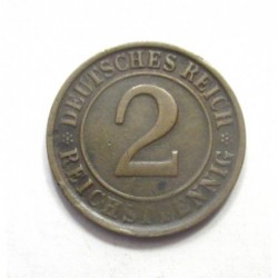2 reichspfennig 1924 D