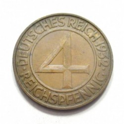4 reichspfennig 1932 D